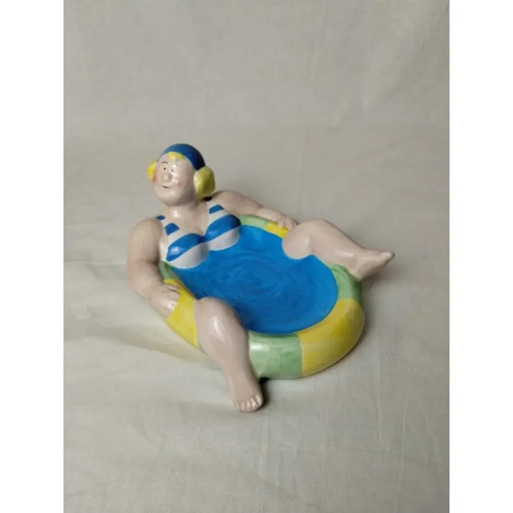 Boston Warehouse Bathing Beauties Bathroom Set - Toothbrush Holder - Soapdish